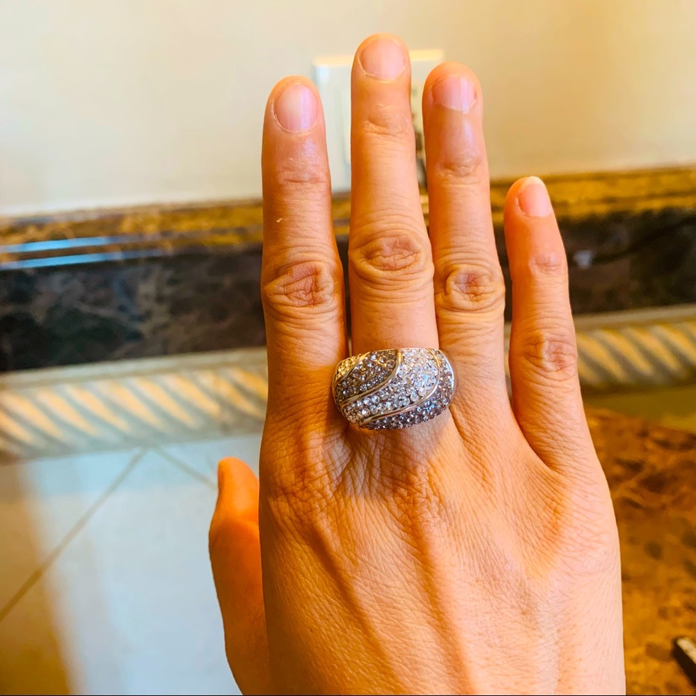 Vintage chunky silver ring